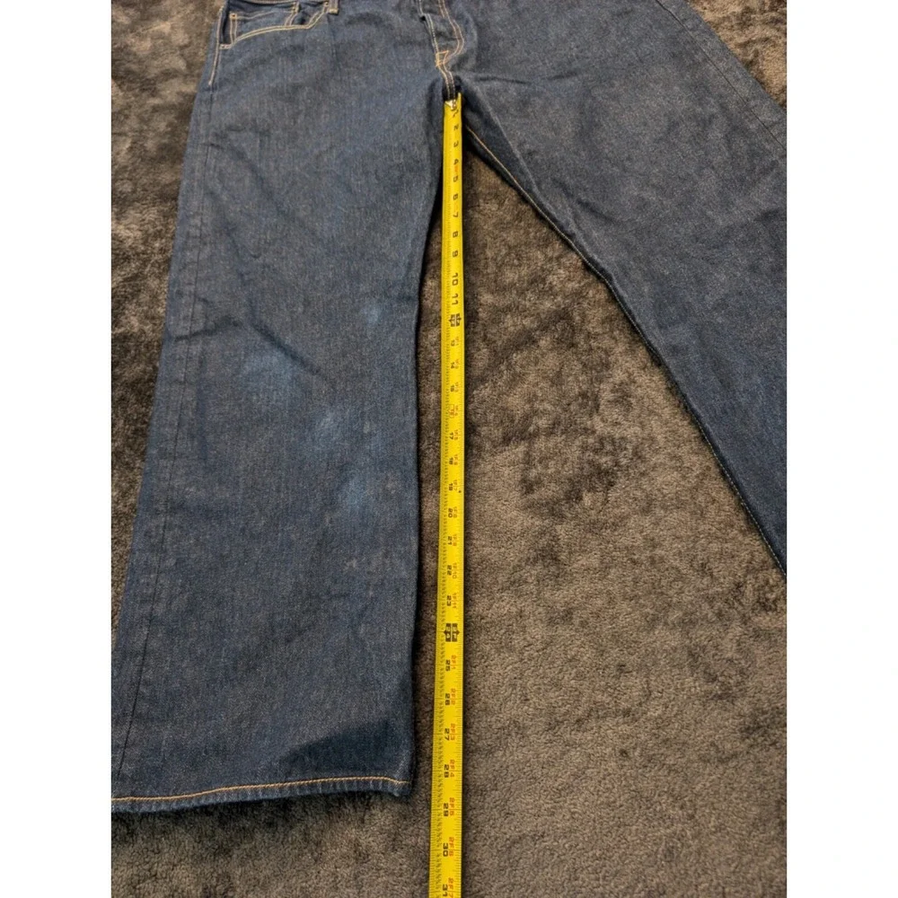 Mens Levis 501 Original Fit Jeans Sz 44x30 Medium Wash (Read Descrip)